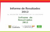 Informe de Resultados 2012
