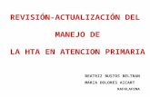 REVISIÓN-ACTUALIZACIÓN DEL  MANEJO DE  LA HTA EN ATENCION PRIMARIA