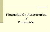 Financiación Autonómica y  Población
