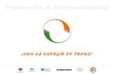 Programa País Eficiencia Energética - Instrumentos económicos y fiscales -