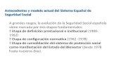 Antecedentes y modelo actual del Sistema Español de Seguridad Social