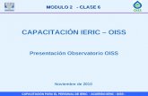 CAPACITACIÓN IERIC – OISS Presentación Observatorio OISS Noviembre de 2010