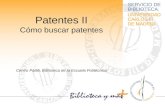 Patentes II Cómo buscar patentes Centro Patlib, Biblioteca de la Escuela Politécnica