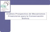 Análisis Prospectivo de Mecanismos Financieros para la Conservación Bolivia