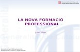 LA NOVA FORMACIÓ PROFESSIONAL Juliol 2009