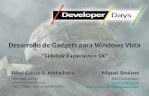 Desarrollo  de Gadgets  para  Windows Vista “Sidebar Experience SX”