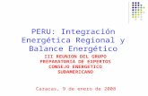 PERU: Integración Energética Regional y Balance Energético