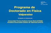 Programa de  Doctorado en Física Valparaíso