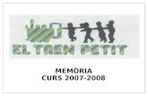 MEMÒRIA CURS 2007-2008