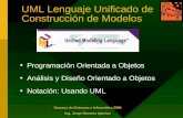 UML Lenguaje Unificado de Construcción de Modelos