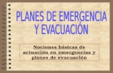 Nociones básicas de actuación en emergencias y planes de evacuación