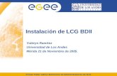 Instalación de LCG BDII