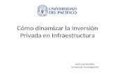 Cómo dinamizar la Inversión Privada en Infraestructura