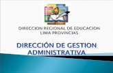 DIRECCION REGIONAL DE EDUCACION LIMA PROVINCIAS