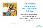 MENORES CON TRASTORNOS  DEL ESPECTRO DEL AUTISMO Detección, diagnóstico y atención temprana: