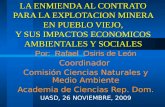 Por:  Rafael  Osiris de León Coordinador  Comisión Ciencias Naturales y Medio Ambiente