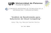I CONGRESO ARGENTINO DE TECNOLOGIA DE LA INFORMACION Y COMUNICACIONES