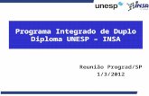 Programa Integrado de Duplo Diploma UNESP – INSA