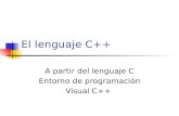 El lenguaje C++
