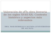 Dra. Mar Rebollo Calzada (Universidad de Alcalá)