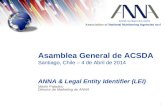 Asamblea General de ACSDA Santiago, Chile – 4 de Abril de 2014
