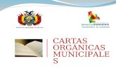 CARTAS ORGÁNICAS MUNICIPALES