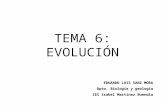 TEMA 6: EVOLUCIÓN