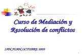 Curso de Mediación y Resolución de conflictos
