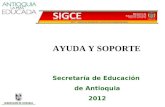 Secretaría de Educación  de Antioquia 2012