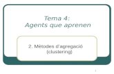 Tema 4:  Agents que aprenen