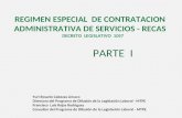 REGIMEN ESPECIAL  DE CONTRATACION ADMINISTRATIVA DE SERVICIOS - RECAS