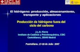 Producción de hidrógeno fuera del  ciclo del carbono J.L.G. Fierro