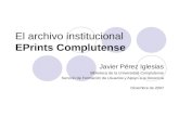 El archivo institucional EPrints Complutense