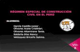 RÉGIMEN ESPECIAL DE CONSTRUCCIÓN CIVIL EN EL PERÚ