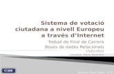 Sistema de votació ciutadana a nivell Europeu a través d’Internet