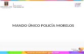 MANDO ÚNICO POLICÍA  MORELOS