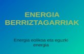 Energia eolikoa eta eguzki energia