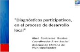 “Diagnósticos participativos,  en el proceso de desarrollo local”