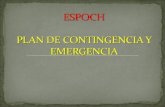 ESPOCH PLAN DE CONTINGENCIA Y EMERGENCIA