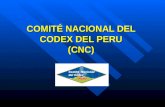 COMITÉ NACIONAL DEL CODEX DEL PERU (CNC)
