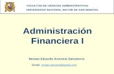 Administración Financiera I
