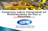 Congreso sobre Integridad en Instalaciones de Gas y Petróleo