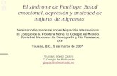 El síndrome de Penélope. Salud emocional, depresión y ansiedad de mujeres de migrantes