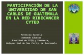 Participación de la Universidad de San Carlos DE GUATEMALA en la Red RIBECANCER CYTED