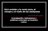 Investigación, indicadores y políticas culturales en América Latina