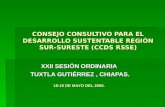 CONSEJO CONSULTIVO PARA EL DESARROLLO SUSTENTABLE REGIÓN SUR-SURESTE (CCDS RSSE)