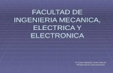 FACULTAD DE INGENIERIA MECANICA, ELECTRICA Y ELECTRONICA