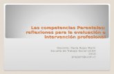 Las competencias Parentales: reflexiones para la evaluación e intervención profesional