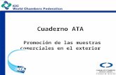 Cuaderno ATA Promoción de las muestras comerciales en el exterior