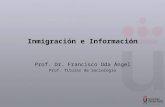 Inmigración e Información